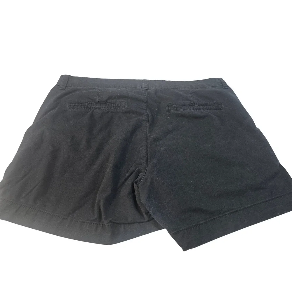 Old Navy Everyday Shorts Bundle Womens 16 Black Navy Blue Chino Twill 2 Pairs - Picture 5 of 12